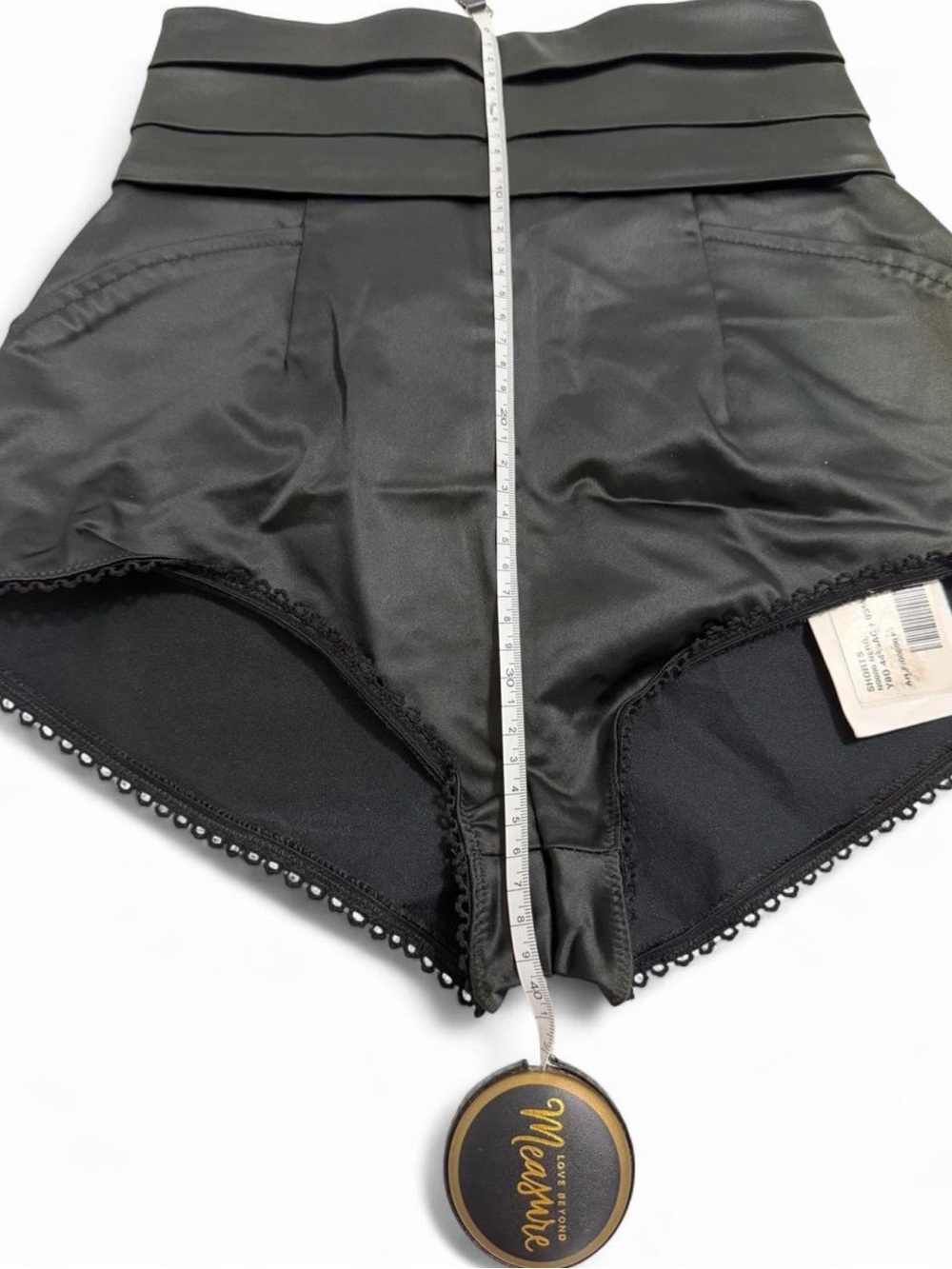 New Dolce&Gabbana D&G a pair of Dolce & Gabbana high-waist satin mini short - Picture 4 of 8